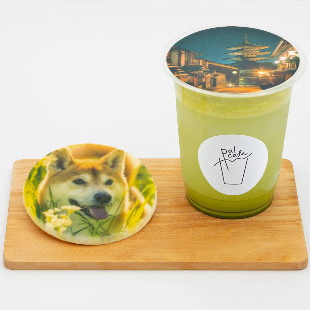 ドリンクとクッキー